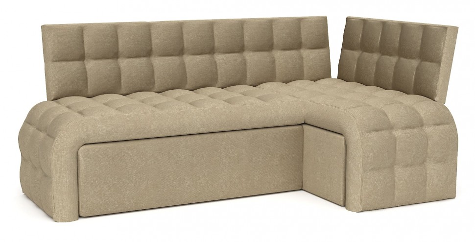 ДИВАН УГЛОВОЙ БРИСТОЛЬ ДЕЛЬФИН СО СПАЛЬНЫМ МЕСТОМ БЕЖЕВЫЙ ВЕЛЮР