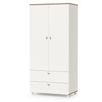 Эйп Детская № 6, цвет белый/дуб белый, сп. м. 800х1600 мм., б/м, основание есть, максимальная нагрузка 80 кг., рекомендуемая высота матраса 120 мм.