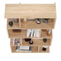 СНЯТО Полка навесная PN-10, цвет дуб сонома, ШхГхВ 75х25х125 см., универсальная сборка 252PN10S