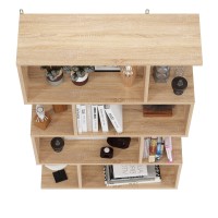 СНЯТО Полка навесная PN-10, цвет дуб сонома, ШхГхВ 75х25х125 см., универсальная сборка 252PN10S