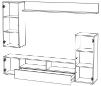 Гостиная Дос МДФ