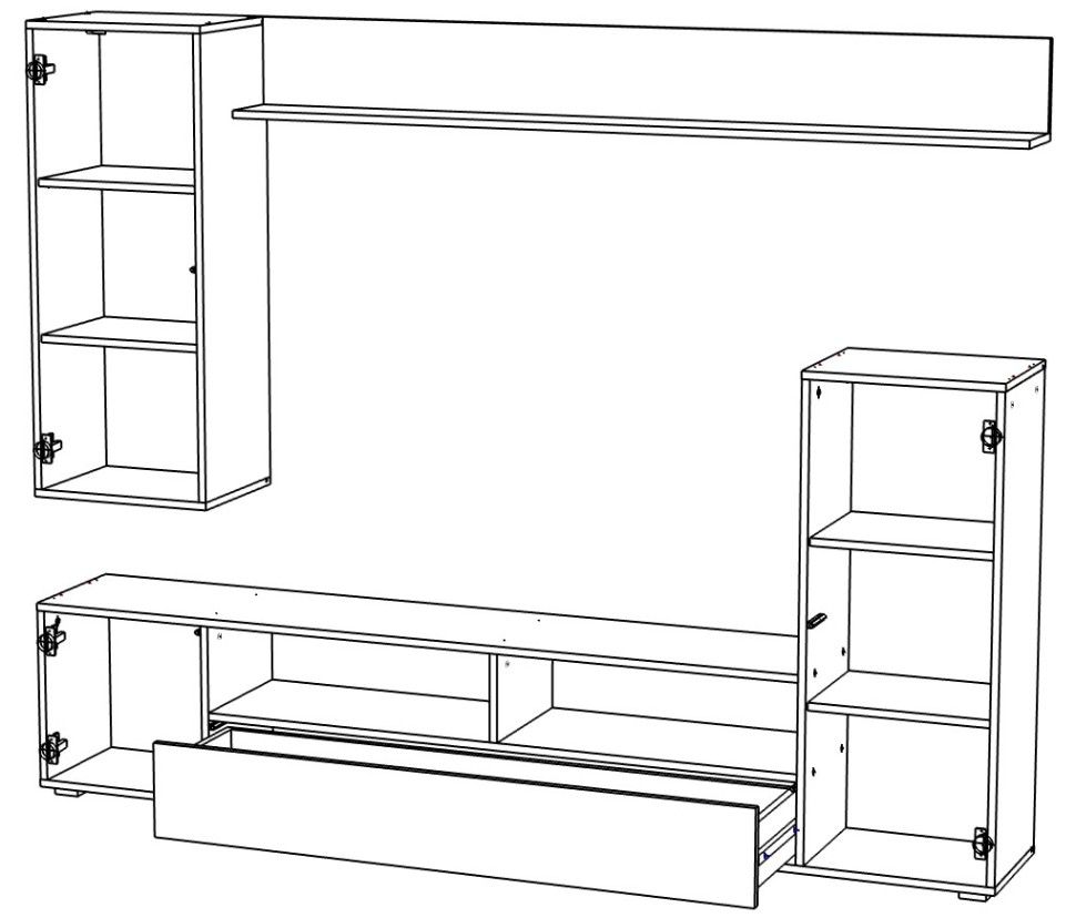 Гостиная Дос МДФ