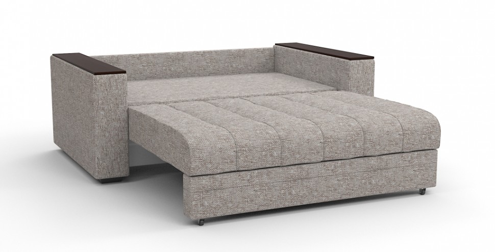 Диван выкатной Атлантик Люкс Мини рогожка серый