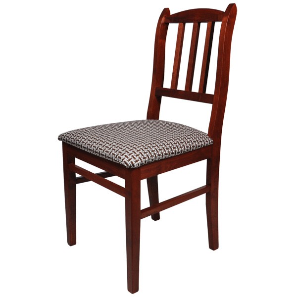 Стул Мебель--24 Гольф-1, цвет вишня, обивка ткань рогожка корфу, ШхГхВ 45х42х93 см., от пола до верха сиденья 44 см.