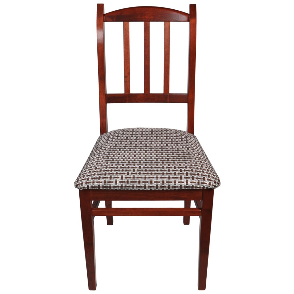 Стул Мебель--24 Гольф-1, цвет вишня, обивка ткань рогожка корфу, ШхГхВ 45х42х93 см., от пола до верха сиденья 44 см.