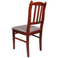 Стул Мебель--24 Гольф-1, цвет вишня, обивка ткань рогожка корфу, ШхГхВ 45х42х93 см., от пола до верха сиденья 44 см.