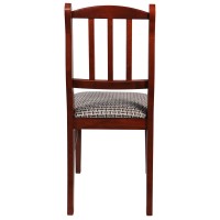 Стул Мебель--24 Гольф-1, цвет вишня, обивка ткань рогожка корфу, ШхГхВ 45х42х93 см., от пола до верха сиденья 44 см.