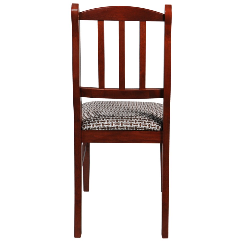 Стул Мебель--24 Гольф-1, цвет вишня, обивка ткань рогожка корфу, ШхГхВ 45х42х93 см., от пола до верха сиденья 44 см.