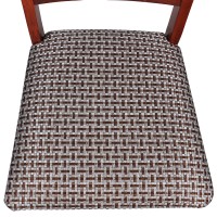 Стул Мебель--24 Гольф-1, цвет вишня, обивка ткань рогожка корфу, ШхГхВ 45х42х93 см., от пола до верха сиденья 44 см.