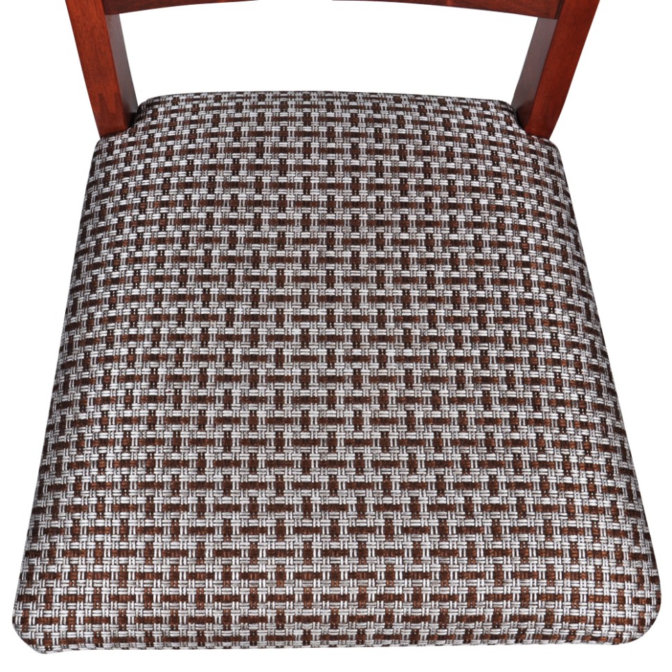 Стул Мебель--24 Гольф-1, цвет вишня, обивка ткань рогожка корфу, ШхГхВ 45х42х93 см., от пола до верха сиденья 44 см.