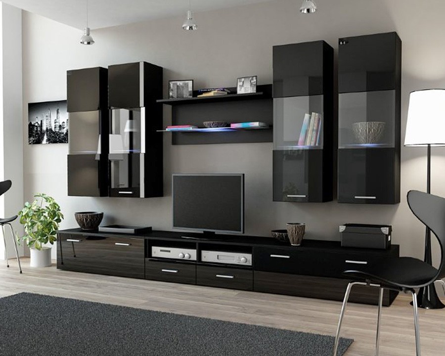 Гостиная Дрим Белый Фасадный 0101