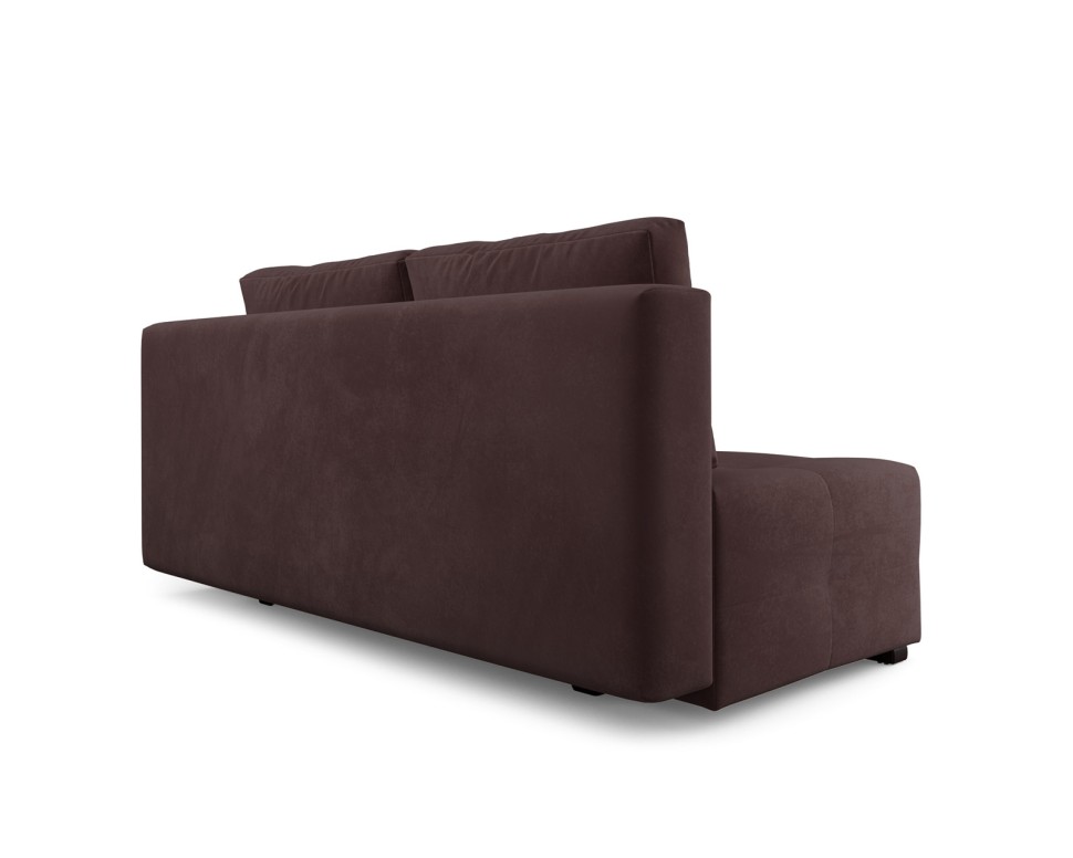 Прямой диван Марсель №1 (велюр шоколадный)