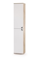 КР100 Бостон № 24, цвет дуб эндгрейн элегантный/фасады МДФ милк рикамо софт, 13.154+12.69+10.51, ШхГхВ 153,8х57,2х194,4 см., универсальная сборка