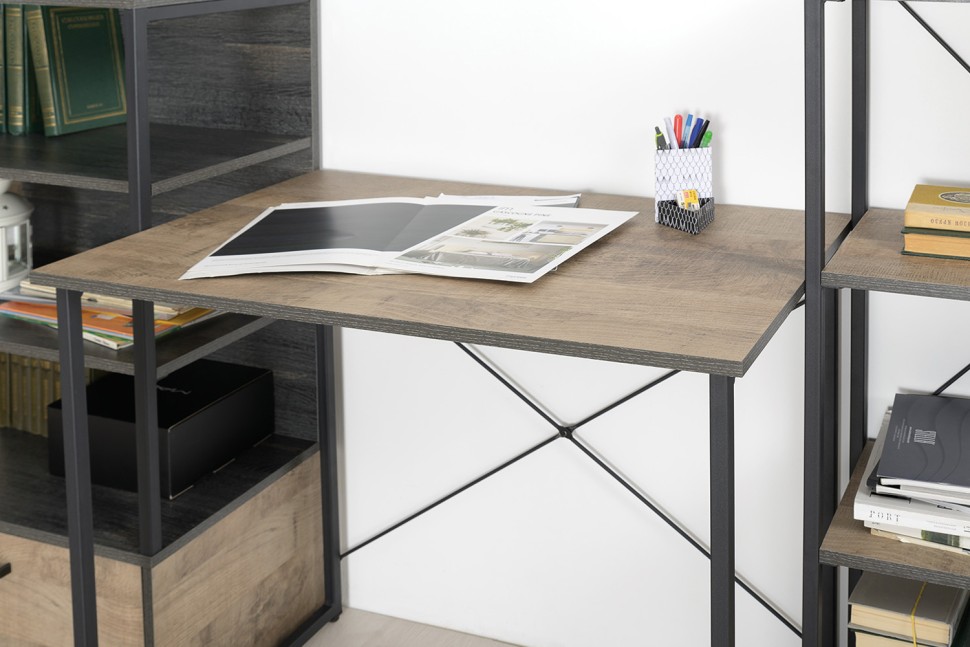 Трувор 12.98 Стол, цвет дуб гранж песочный/интра, ШхГхВ 90х53х75 см.