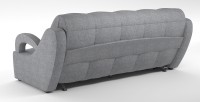 Диван прямой Ньюкасл аккордеон серая рогожка