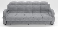 Диван прямой Ньюкасл аккордеон серая рогожка
