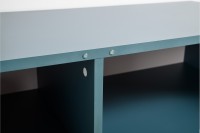 СНЯТО Либера Комод-тумба 16.230.01 + Либера Комод-тумба 16.230.01, цвет бензин/белый, ШхГхВ 230,6х42,6х92,3 см., фасады с рисунком Тропический лес