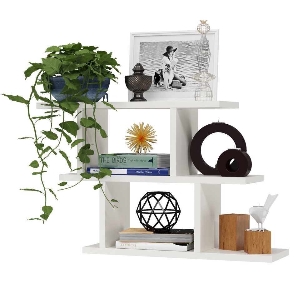 СНЯТО Полка навесная PN-3, цвет белый, ШхГхВ 62,8х15,8х38,4 см., универсальная сборка 191PN3