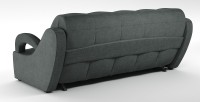 Диван прямой Ньюкасл аккордеон серый велюр