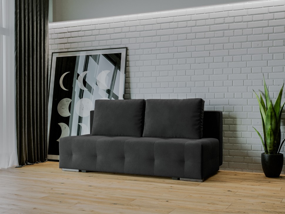 Марсель №1 (велюр черный НВ-178/17)