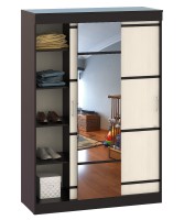 Сакура Шкаф-купе 1500, цвет венге/дуб лоредо, ШхГхВ 150х61х220 см.
