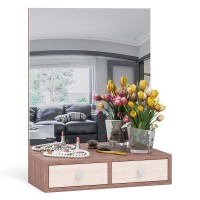 СНЯТО Трюмо настольное С-МД-ТР-1, цвет ясень шимо тёмный/ясень шимо светлый, ШхГхВ 60х26,6х80 см., подходит для комодов К-1, К-5, К-10, К-11, К-13