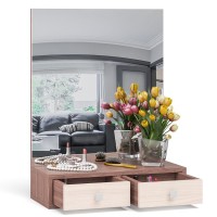 СНЯТО Трюмо настольное С-МД-ТР-1, цвет ясень шимо тёмный/ясень шимо светлый, ШхГхВ 60х26,6х80 см., подходит для комодов К-1, К-5, К-10, К-11, К-13