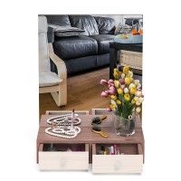 СНЯТО Трюмо настольное С-МД-ТР-1, цвет ясень шимо тёмный/ясень шимо светлый, ШхГхВ 60х26,6х80 см., подходит для комодов К-1, К-5, К-10, К-11, К-13