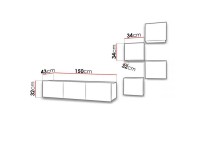 Модульная гостиная Порту 21 МДФ