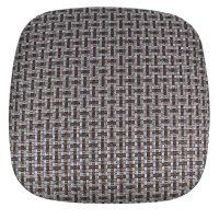 СНЯТО Табурет Мебель--24 Мерлин-2, цвет венге, обивка ткань рогожка корфу, ШхГхВ 35х35х48 см., продаётся собранным