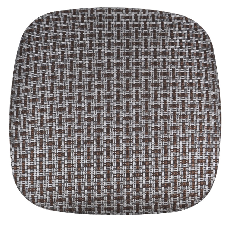 СНЯТО Табурет Мебель--24 Мерлин-2, цвет венге, обивка ткань рогожка корфу, ШхГхВ 35х35х48 см., продаётся собранным