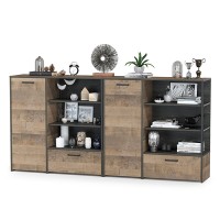 Трувор 13.307.01 Комод + 13.307.01 Комод, цвет дуб гранж песочный/интра, ШхГхВ 218х36,9х106,9 см., универсальная сборка