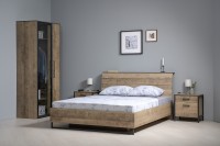 Трувор 13.290 Тумба прикроватная, цвет дуб гранж песочный/интра, ШхГхВ 50х36,6х54,4 см.