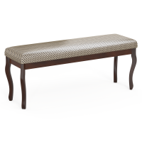 СНЯТО Банкетка Мебель--24 Вента-2, цвет орех, обивка ткань руми 812/8, ШхГхВ 120х36х49 см., продаётся в разобранном виде