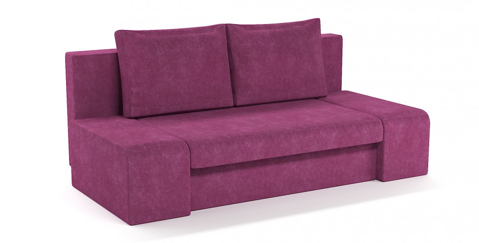Диван прямой Сан Ремо Делюкс еврокнижка розовый велюр