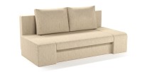 Диван прямой Сан Ремо Делюкс еврокнижка бежевый велюр