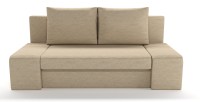 Диван прямой Сан Ремо Делюкс еврокнижка бежевый велюр
