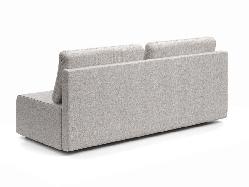 Лондон (Лига) диван еврокнижка серая рогожка