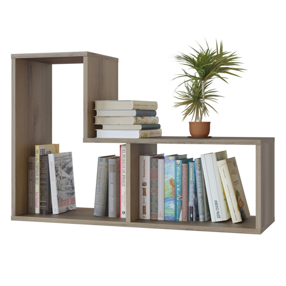 Стеллаж Сокол СПК-96, цвет дуб делано, ШхГхВ 120х30х180 см.