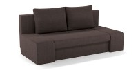 Диван прямой Сан Ремо Делюкс еврокнижка коричневая рогожка