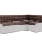 Ганновер Правый угол (Бархат серо-шоколадный STAR VELVET 60 COFFEE) 178х82х103 см
