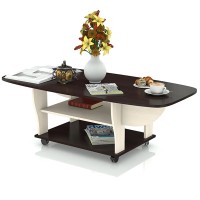 СНЯТО Стол журнальный 6-0212вн/дм, цвет венге/дуб млечный(вяз светлый), ШхГхВ 74х66х46 см., 138х66х46 разложенный