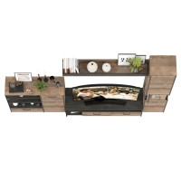 Трувор Гостиная 021, цвет дуб гранж песочный/интра, ШхГхВ 303,6х45,4х210 см., универсальная сборка