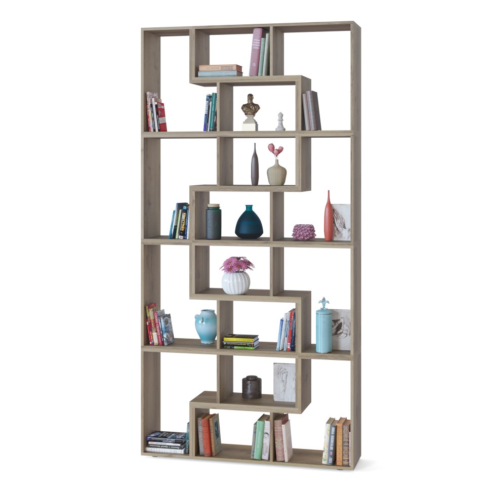 Стеллаж Сокол СПК-98, цвет дуб делано, ШхГхВ 120х30х240 см. или 180х30х180 см.