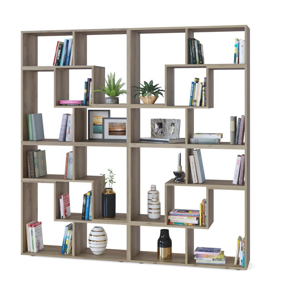 Стеллаж Сокол СПК-98, цвет дуб делано, ШхГхВ 120х30х240 см. или 180х30х180 см.