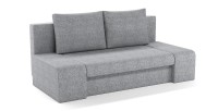 Диван прямой Сан Ремо Делюкс еврокнижка серая рогожка