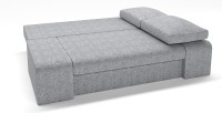 Диван прямой Сан Ремо Делюкс еврокнижка серая рогожка