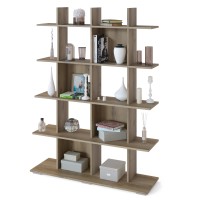 СНЯТО Стеллаж Сокол СТ-5 Бенедикт, цвет дуб делано, ШхГхВ 120х36х163 см.