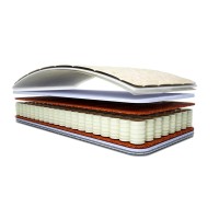 Матрас Спим Все ВИЛЛИ 900х2000 мм., высота 20 см., блок Pocket spring, войлок, кокосовое волокно, натуралформ, ткань поликоттон стёганая