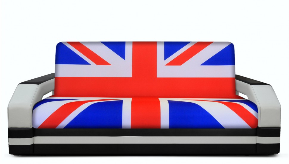 Диван книжка Британский флаг с подсветкой